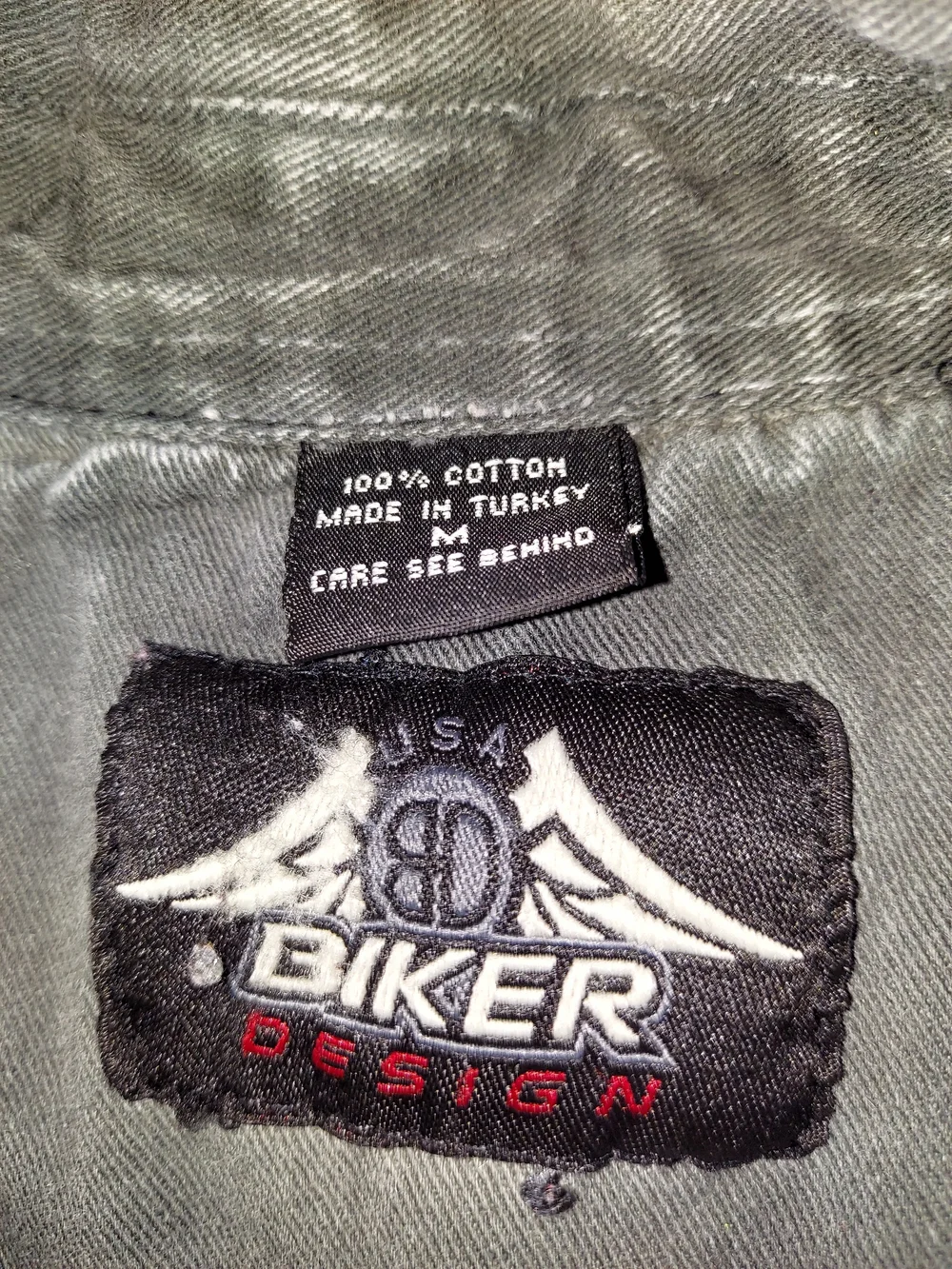 VINTAGE 2009 Sturgis Black Hills Rally Sleeveless Denim Biker Shirt